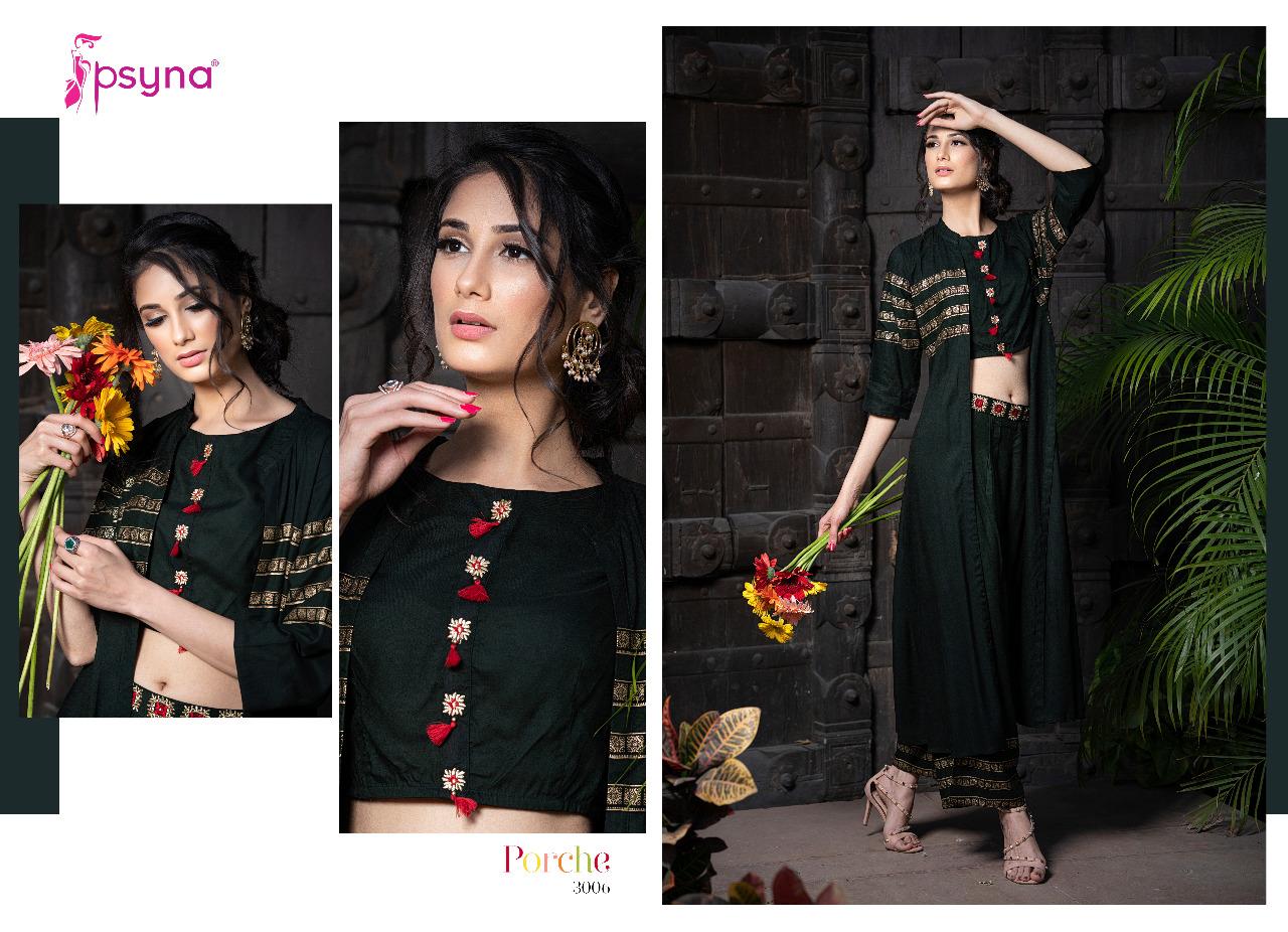 Psyna-Launching-Porche-Vol-3-Shrug-Catalogue-With-Different-Bottoms-Palazzo-Pant-Skirt-Collection-4