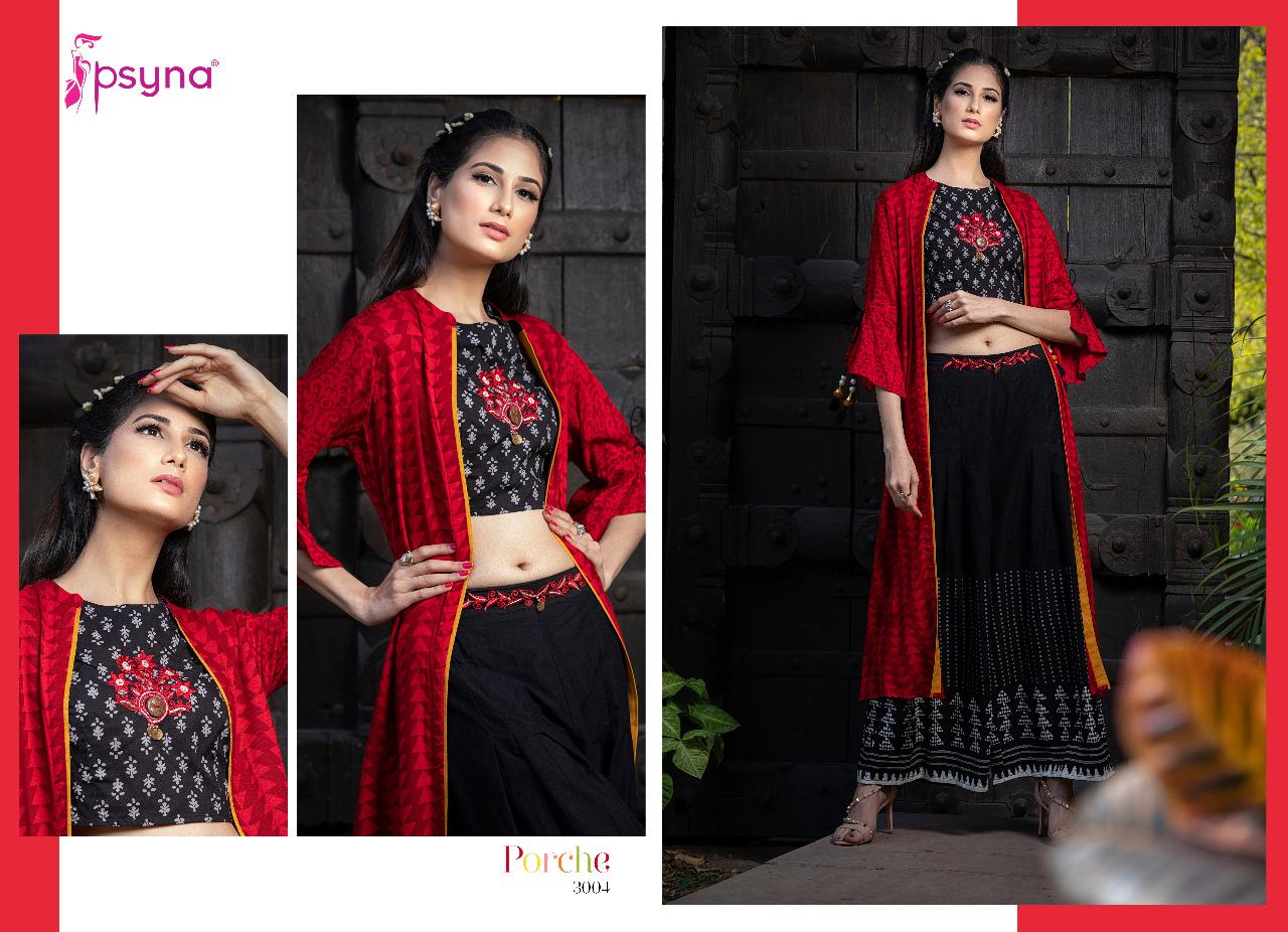 Psyna-Launching-Porche-Vol-3-Shrug-Catalogue-With-Different-Bottoms-Palazzo-Pant-Skirt-Collection-8