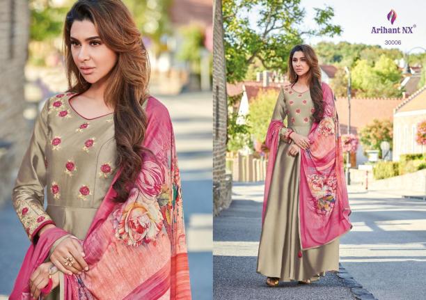 Arihant-Rubinaa-Silk-Readymade-Gown-Style-Salwar-Kameez-Supplier-12