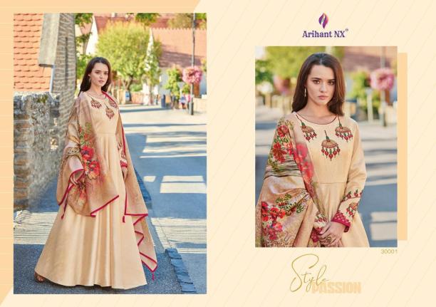 Arihant-Rubinaa-Silk-Readymade-Gown-Style-Salwar-Kameez-Supplier-6